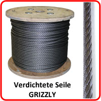 Hochverdichtetes Forstwindenseil GRIZZLY