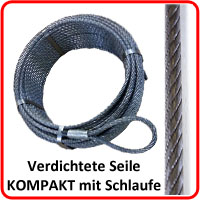 Hochverdichtetes Forstwindenseil KOMPAKT mit Schlaufe